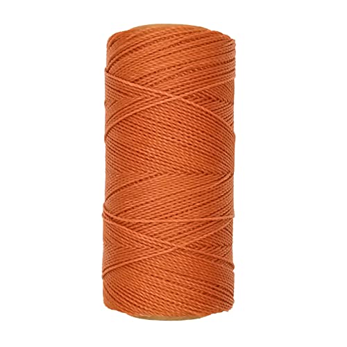 Linhasita Waxed Thread 100 g / 170 m Polyester 1 mm Thick Macrame, 30 Colours Salmon - Image 3