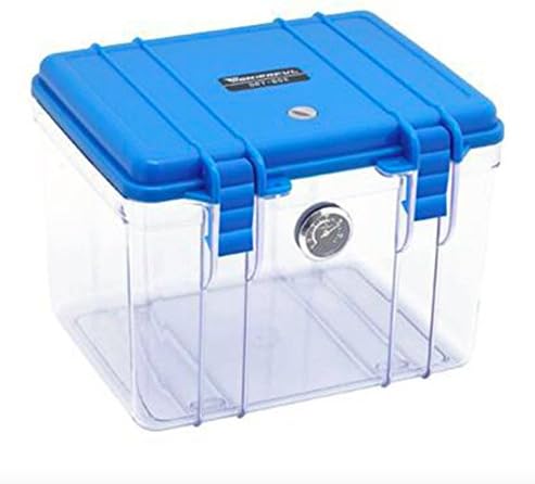 Genovation Dry Storage Box With Hygrometer for DSLR SLR Mirrorless Instax GoPro Camera, Lens, Accessories