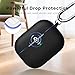 RFUNGUANGO Compatible with airpods pro 2 case (2023/2022/2019), Soft Silicone Protection AirPod Pro Case Cover(USB-C/Lightning Cable) with Cleaner kit&EarTips,Black