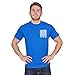 The Office Michael Scott's Fun Run Race Blue T-Shirt Tee, Large
