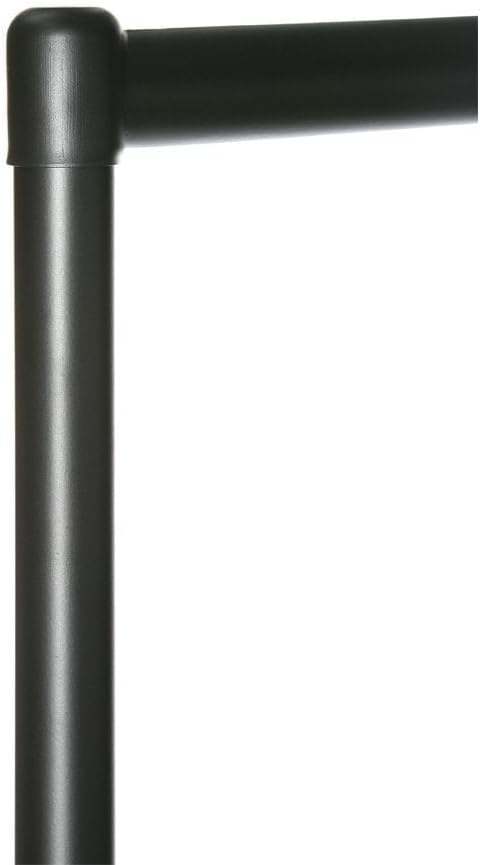 Shopfitting Warehouse Black Heavy-Duty Tall Clothes Rail, H2055 mm - Available in 5 ft or 6 ft Widths 6ft wide