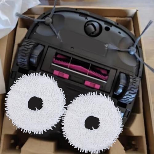 Eawfgtuw Staubsauger Zubehör Kit, Heimreinigungsbedarf mit Seitenbürsten Filter Mop Tuch Staubbeutel Ersatzteile Kompatibel mit Roboter Staubsauger – Bild 5