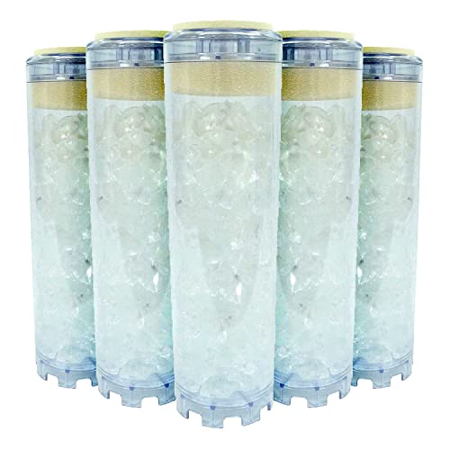 Lot de 5 Cartouches Polyphosphate 9 pouces 3/4 - Cartouches Anti Calcaire Anti Tartre Protège vos Appareils Fabriqué en France Cover