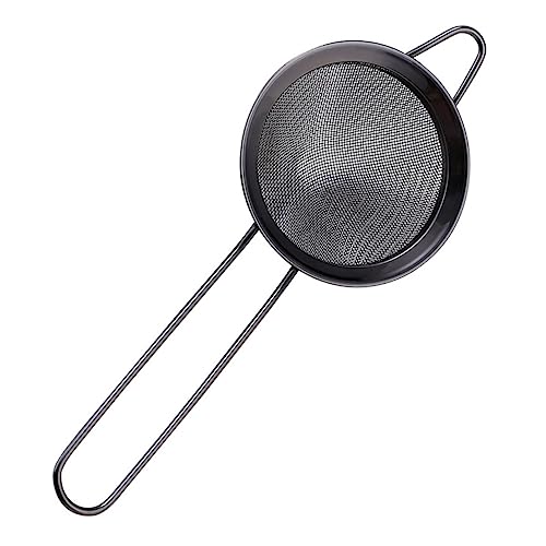 Garneck Stainles Steel Beverage Filter Ice Strainer Triangle Residue Filter Simple Cocktail Drainer Easy Hang Storage