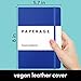 PAPERAGE Lined Journal Notebook, (Royal Blue), 160 Pages, Medium 5.6 in x 8 in - 100 GSM Thick Paper – Hardcover Journaling Notebook for Work, School & Note Taking