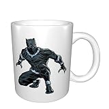 Tasses en céramique du monde de la panthère noire, tasse de thé imprimée de tasses à café de conception unique pour la maison, le bureau, la classe, à l'extérieur