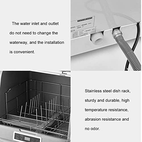 Mini lave-vaisselle compact de bureau portable avec séchage intelligent - 6