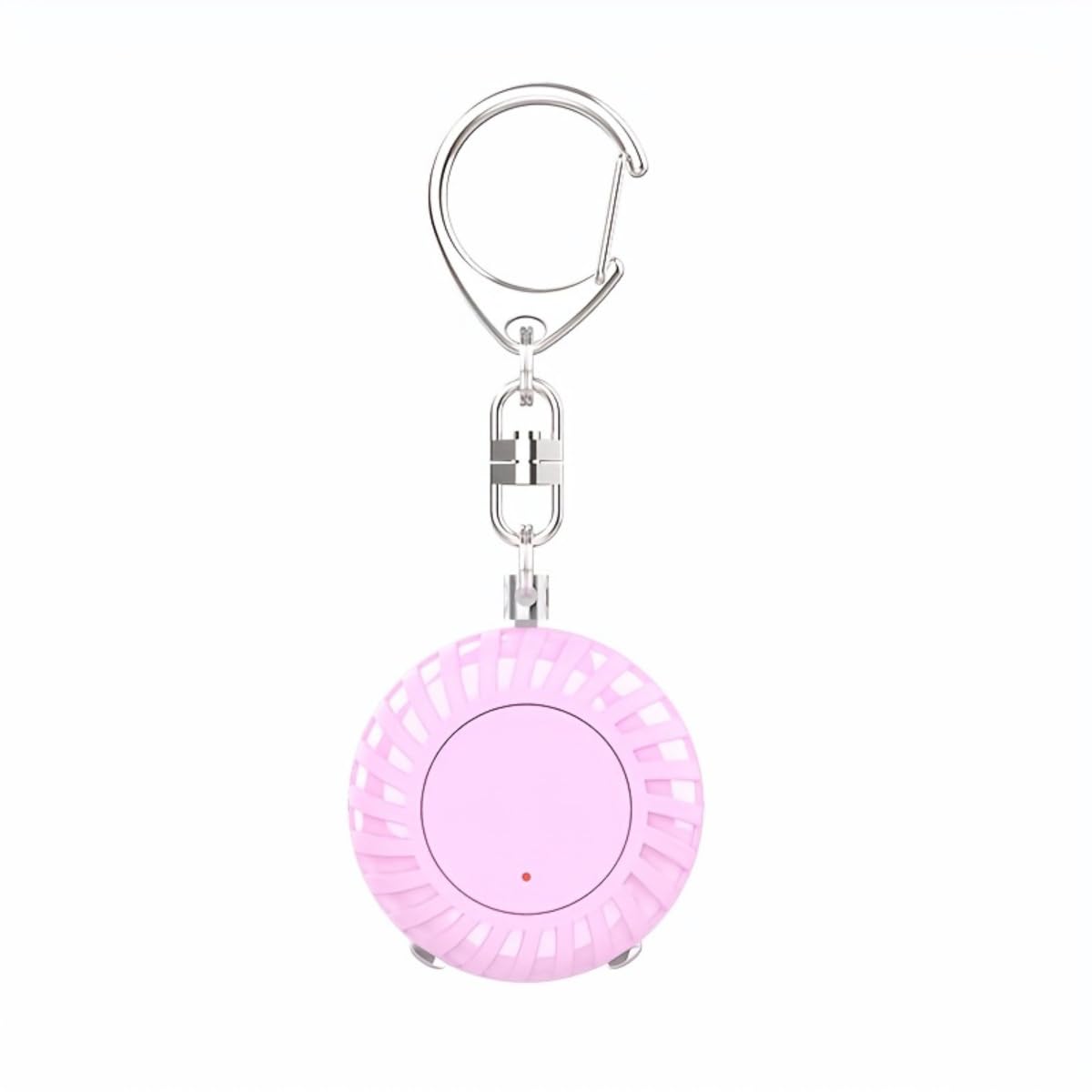 130dB Personal Alarm Keychain with LED Strobe Light - Safety and Self-Defense for Women, Children and Elderly - Panic Button, Emergency Device and Portable Personal Defense (PinkC)
