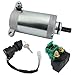 STABSOLI Starter Motor & Solenoid Relay & Ignition Switch for Kawasaki Bayou 250 KLF250 2004-2011 21163-1130 21163-1253 21163-1266 SMU0052 410-54045