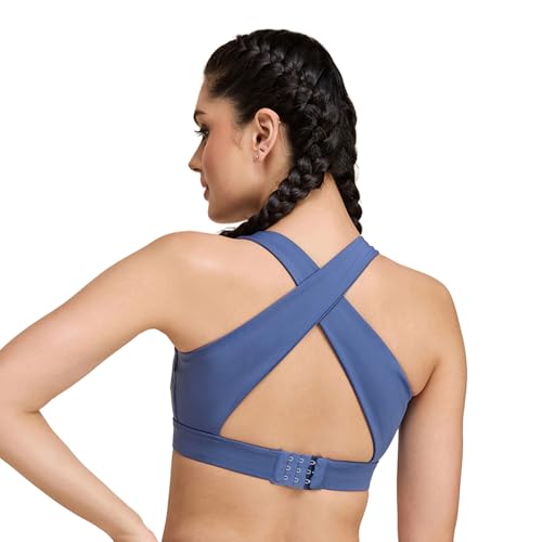 Image of Kica Crostini Full Coverage Sports Bra - High-Impact Support & Quick-Dry KICASKN Fabric