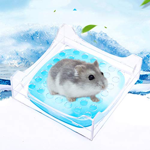 TEHAUX Hamstaer Summer House-Hamster placa de resfriamento para animais de estimação pequena almofad