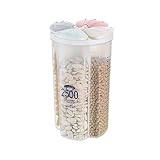 Cereal Storage Container, Airtight Food Storage Container BPA Free Plastic Cereal Dispenser Large Ki