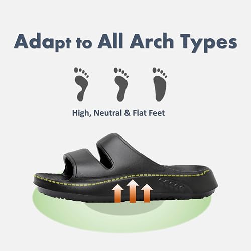 Crazy Lady Man’s House Indoor & Outdoor Slippers Anti-Slip Massage Shower Spa Bath Pool Gym Slides Flip Flop Open Toe Comfortable Soft Sandals Casual Shoes Light Weight EVA Platform3