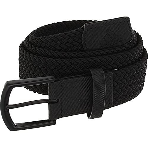 Adidas Golf Golf Men's Braided Stretch Belt, Black, Small/Medium #TOP1
