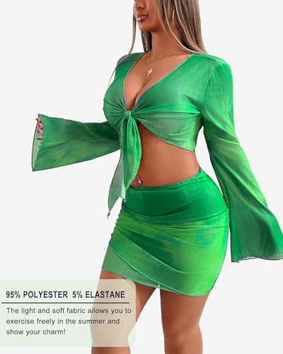 Image of Two Piece Skirt Set Shirt and Skirt Set for Women Going Out Sets Club Outfits Cute 2 Piece Sets Sexy Rave Mini Skirt