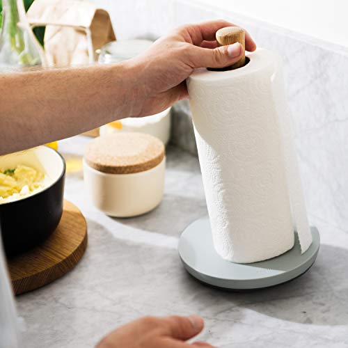 Preisvergleich Produktbild Berghoff Leo Eichenholz-Küchentuchhalter, hellgrau