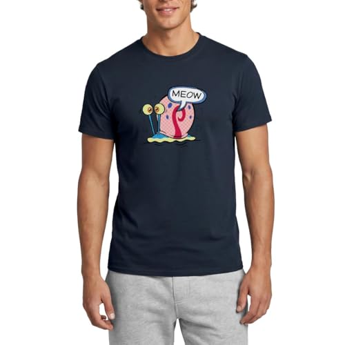 T Shirt Homme Bob l'Éponge Gary l'Escargot Spreadshirt en coton doux