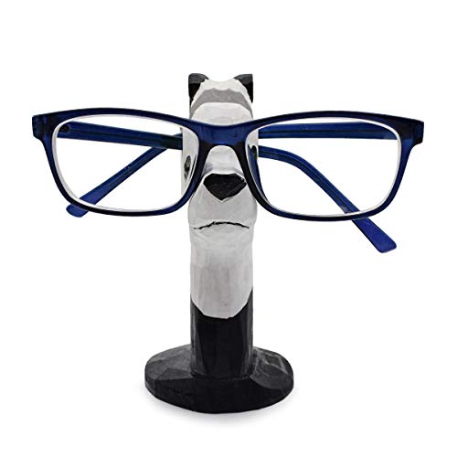 Vipbuy Handmade Wood Carving Eyeglasses Spectacle Holder Stand Sunglasses Display Rack Home Office Desk Décor Gift (Panda) #TOP2