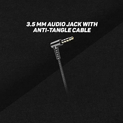 Image of Cosmic Byte CB-EP-06 in-Ear Earphones with Inbuilt and Detachable Dual Microphone, Lightweight, Hi-Fidelity Drivers (Black /Silver)