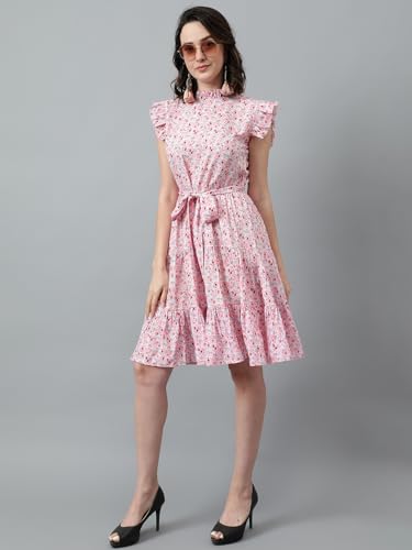 Image of KOTTY Women's Fit and Flare Multicolor Dress