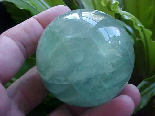 Gemqz D4607 Green Fluorite Meditation Sphere China !!!