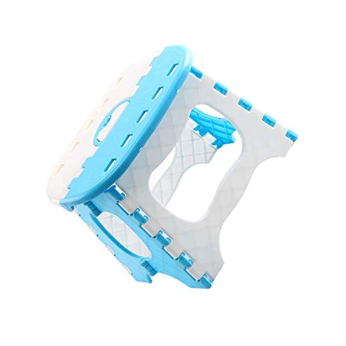 YuuHeeER - Sgabello pieghevole in plastica, multiuso, per casa, treno, per esterni, pieghevole, facile da montare, 1 pezzo