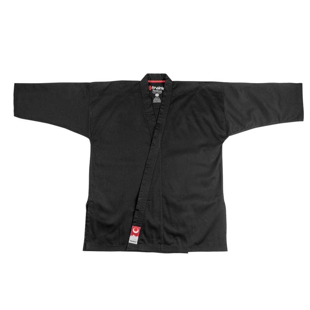 Fuji Mae Veste de Karate Noir 170 cm