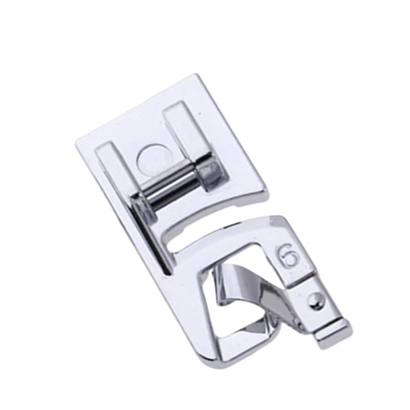 Prensatelas enrollable de 3/4/6 mm for máquina coser Brother Janome, accesorios 5BB5984, gran oferta, 1 unidad(6MM)