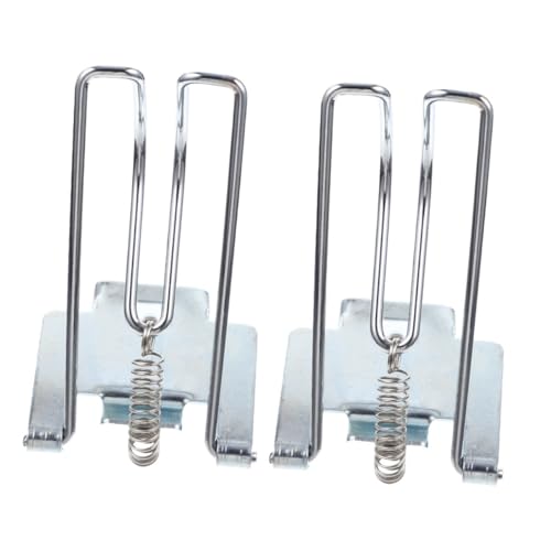 SHINEOFI 2pcs Cashier Box Clip Cash Register Money Clip Cash Tray Money Clip Cash Register Clips Cash Drawer Clips Money Clips for Cash Register Accessories Metal Ferroalloy