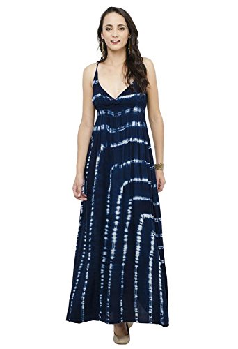 TIE DYE STRAP MAXI DRESS at Amazon 