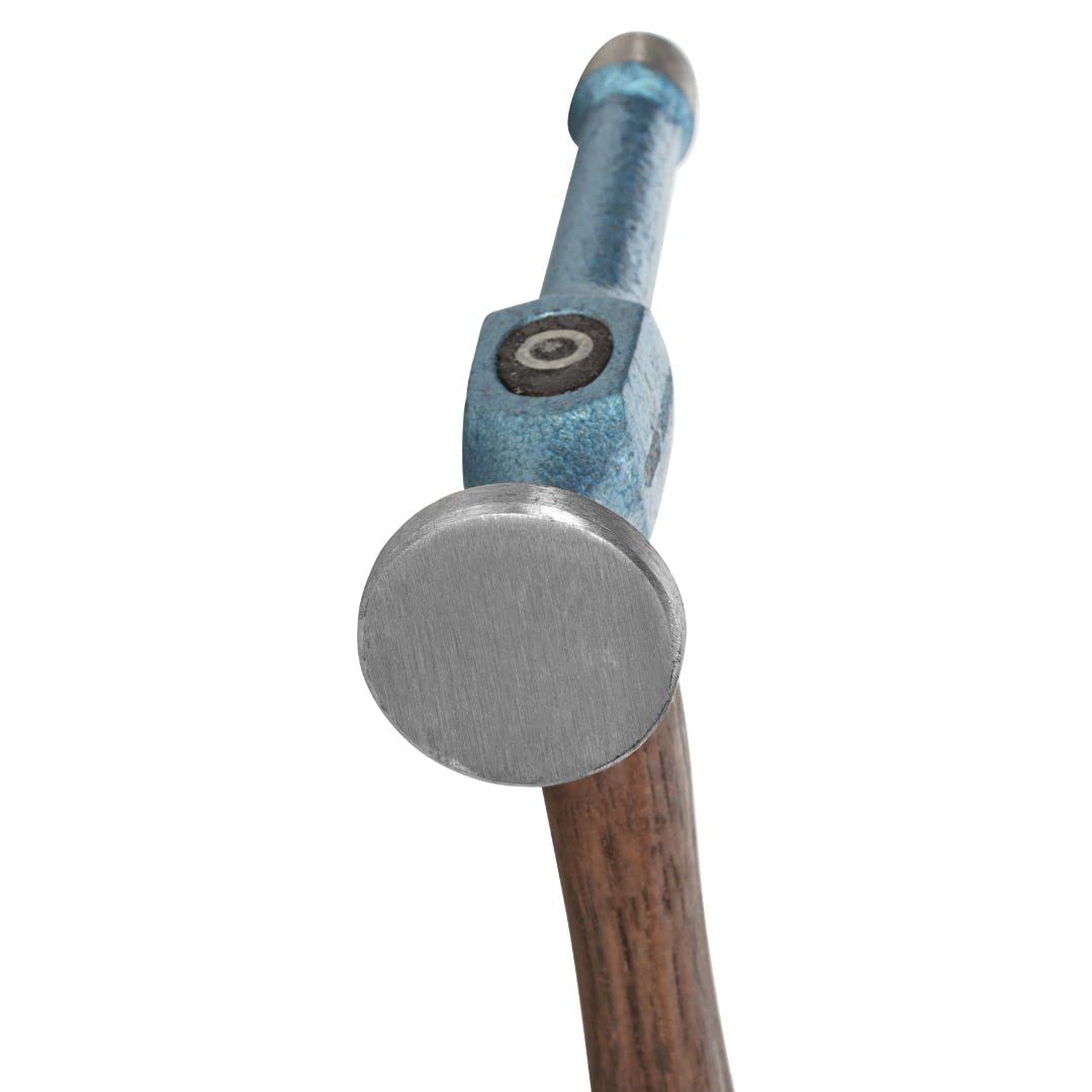 Picard Ball End Hammer 460g – Planishing Tool with Smooth Face & Ball Pein, Dual-Curved Hickory Handle with Octagonal Grip, For Professional Auto Body & Metal Work– 2522802
