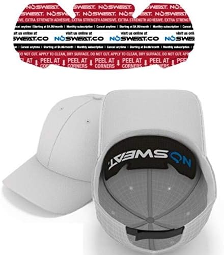 Golf Hat Sweat Liner – Made in The USA - Prevents Stains & Odor - Patented Technology 3 | 6 | 12 | 25 Pack (12)