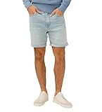 Silver Jeans Co. Men's Classic Fit Luxe Heritage Shorts, Light Wash, 38W x 7L