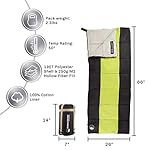 Wakeman Lightweight Sleeping Bag - Carrying Bag with Compression Straps Included - Image 2