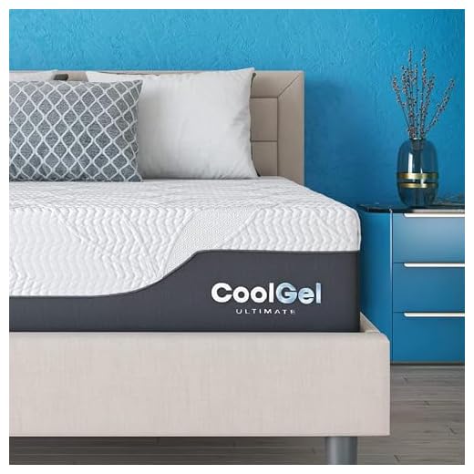 Classic Brands Cool Gel Chill Memory Foam 14-Inch Mattress with 2 Pillows |CertiPUR-US Certified |Bed-in-a-Box, Queen