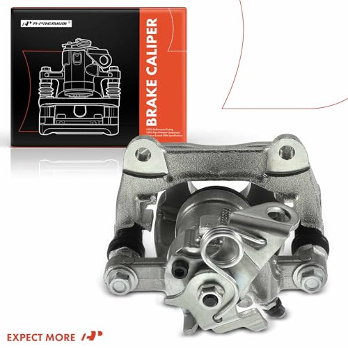 A-Premium Disc Brake Caliper Assembly with Bracket Compatible with Select Fiat Models - 500 2012-2018, L4 1.4L - Rear Driver and Passenger Side, 2-PC Set by A-premium - Image 8
