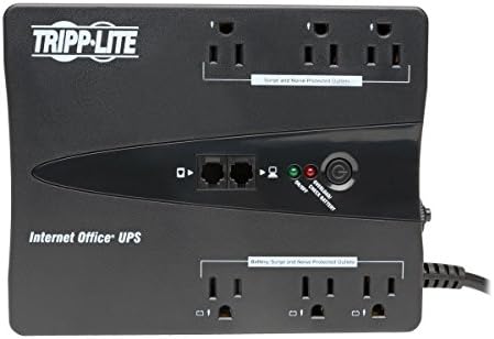 Eaton Tripp Lite INTERNET550SER 550VA UPS 300W 8 Outlets 5ft Extension Cord image 4