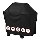 SHINESTAR 52 Inch Grill Cover for Weber Spirit 200/300 Series, Spirit 2 & II, Heavy Duty Oxford Fabric BBQ Cover Waterproof UV Protection, Windproof with Adjustable Magic Tape Straps