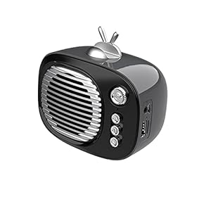 Spreker Vintage Retro Bluetooth-luidspreker FM Radio ouderwetse klassieke stijl ondersteunt AUX TF Kaart spteiger…
