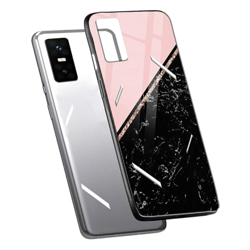 Image of COLORflow Back Cover Compatible with Infinix GT 30 Pro 5G | Black Marble Pink | Shockproof TPU Bumper Cover with Camera Protection Back Cover Compatible with Infinix GT 30 Pro 5G