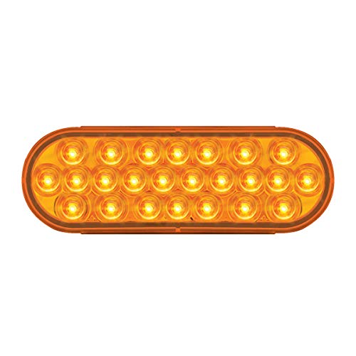 Black Friday Clearance GG Grand General 76470 Amber/Amber LED Strobe Light (1 Oval Pearl Lens, 9~36V)