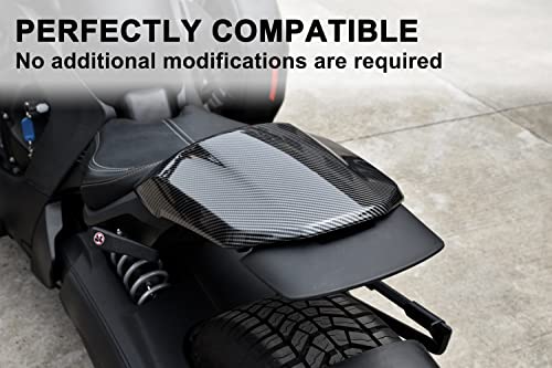 Carbon Fiber Pattern Mono Seat Cowl For Can-Am Ryker, Sautvs New Design Carbon Fiber Pattern Mono Seat Cowl Kit For Can Am Ryker All Models Accessories (1Pcs, Replace #219400948) #TOP3