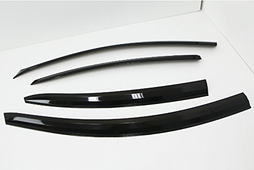 Photo 1 of AUTOCLOVER Smoked Window Visor Sun Rain Vent Guard 4p For 2012-2018 Hyundai Accent sedan