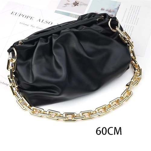 Sangle de sac avec sangle de chaîne de sac à main dorée 40/60cm et poignées de sac de rechange - 5