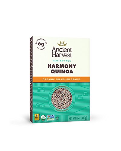 Ancient Harvest Organic Quinoa, Harmony Tri-Color Blend, 12 Oz. Box, Essential Gluten-Free Whole Grain Quinoa Mix Packed With Protein, An Easy To Prepare Supergrain #TOP1
