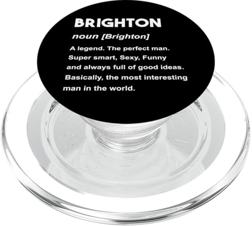 Brighton Chemise avec nom | Brighton PopSockets PopGrip pour MagSafe