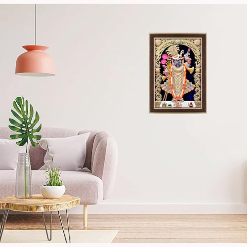 Image of Dharvika Innovations Shrinathji Photo Frame, 21x27 Inch,