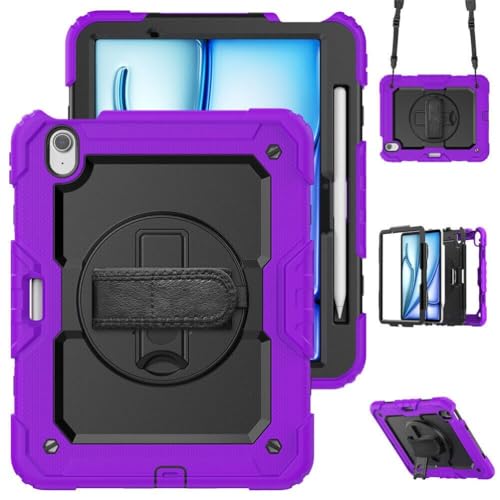 Coque iPad Air 11 M3 2025 évitez les chutes de votre tablette avec sangle rigide