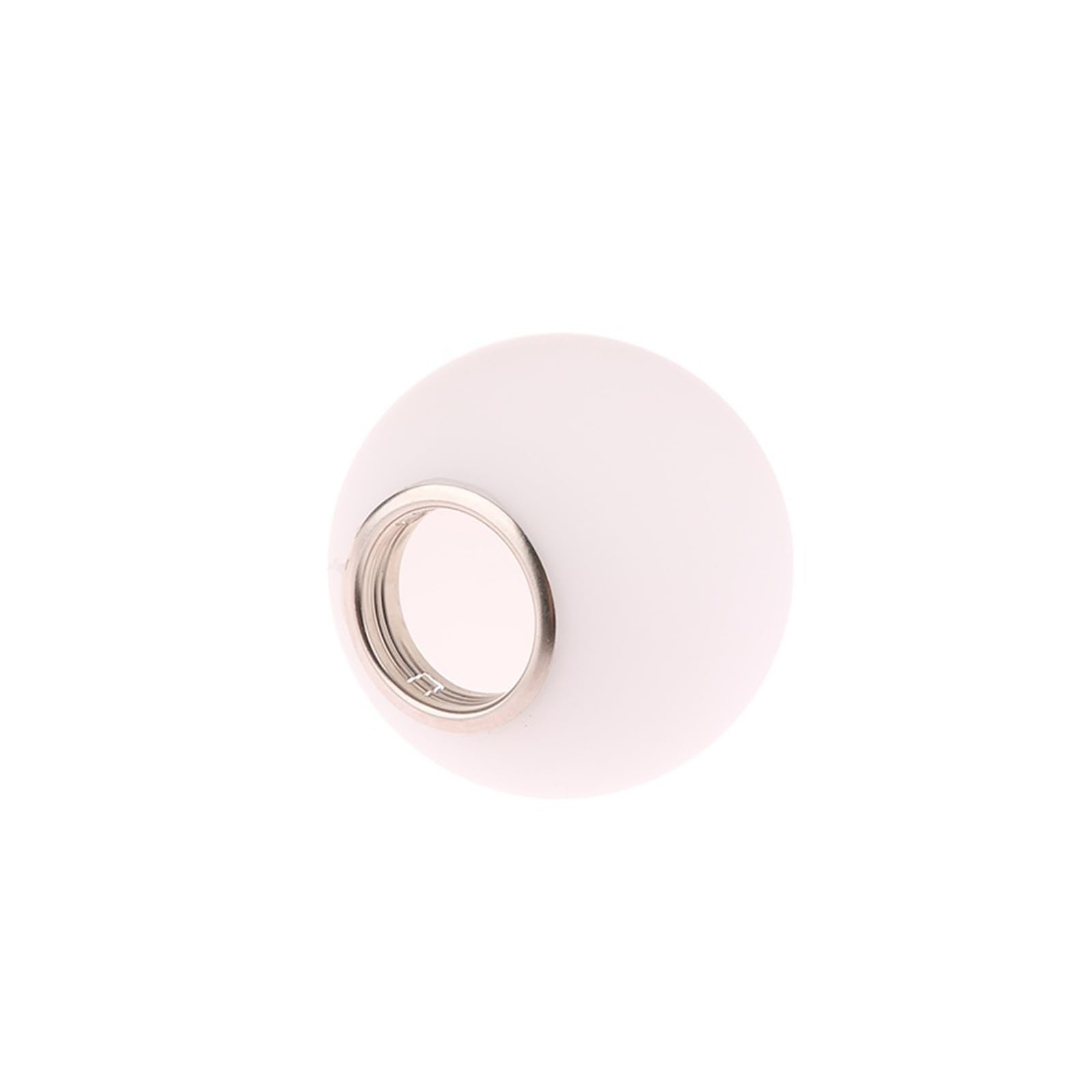 Eezii 100Mm-E27 White Glass Lamp Shade Spherical Frosted Chandelier For E14e27 Bulb Fitter Opening Accessory Glass Fixture Replacement Lampshade