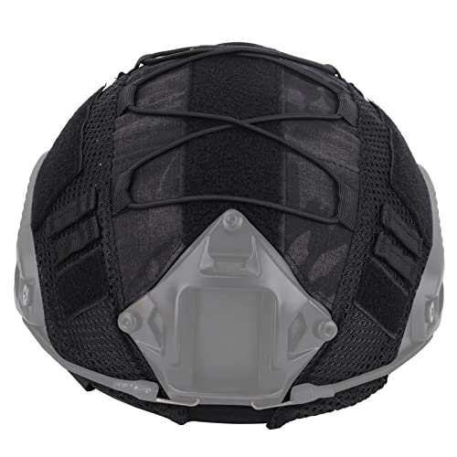 Helmet Cover For Fast Helmet Tactical Helmet Cover For Paintball Airsoft, 500D Nylon,Black #TOP12